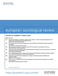 European Sociological Review