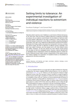 Frontiers in Political Science