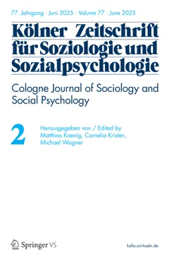 Kölner Z. für Soziologie u. Sozialpsychologie